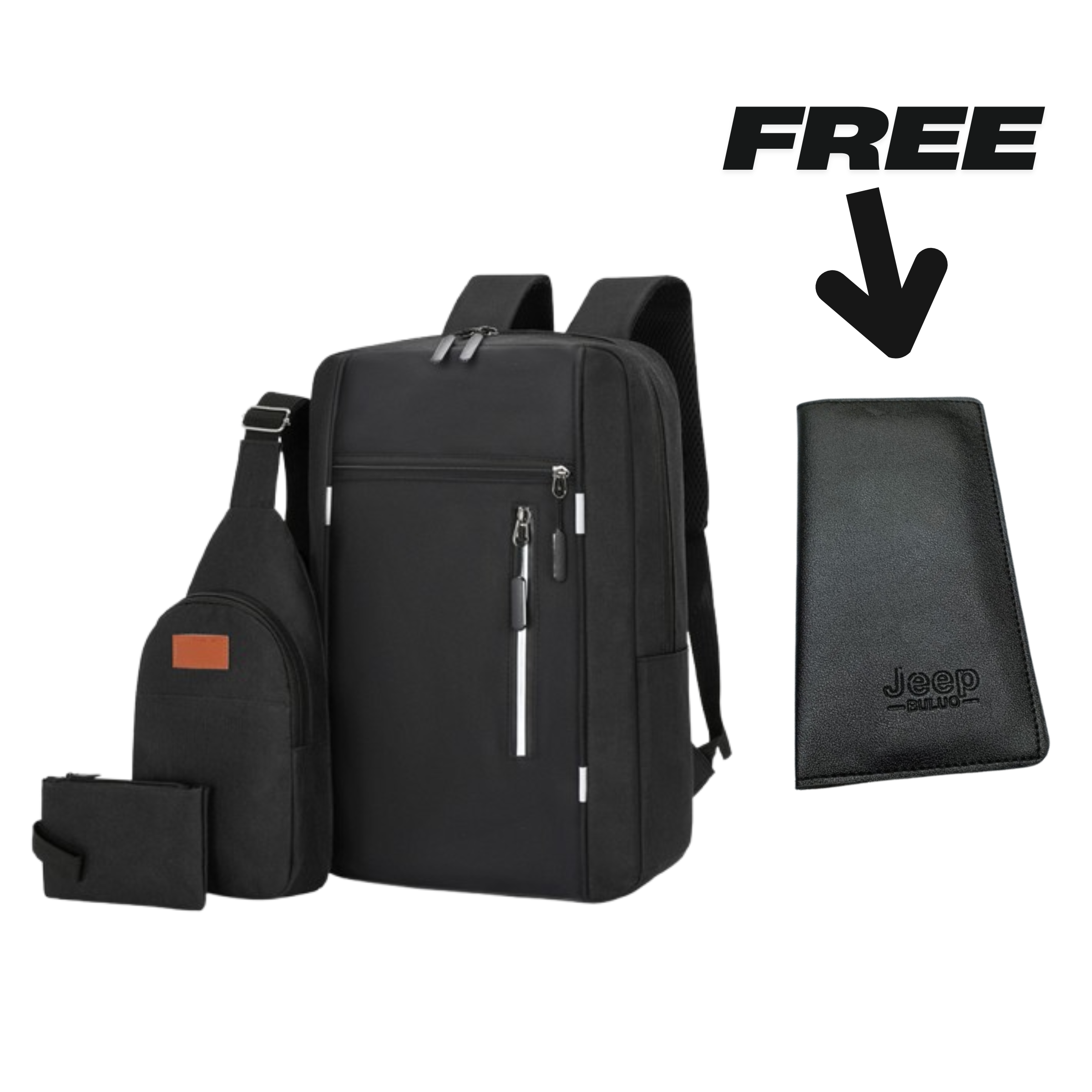 Premium Travel Bag Set 3.1 + FREE Wallet 7559